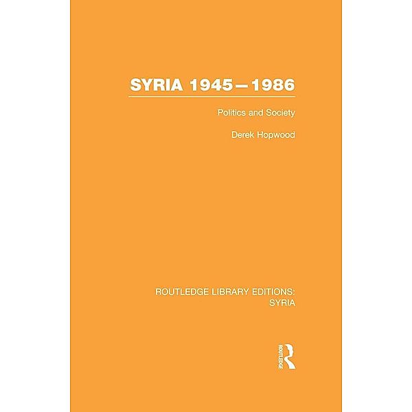 Syria 1945-1986 (RLE Syria), Derek Hopwood