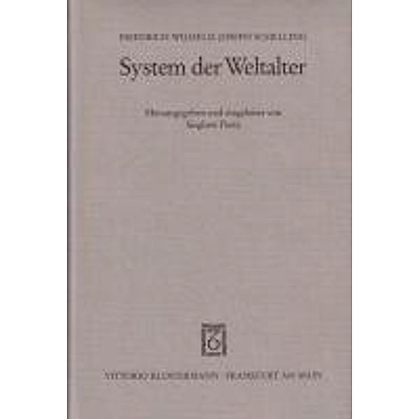 System der Weltalter, Friedrich Wilhelm Joseph Schelling, Friedrich W. J. Schelling