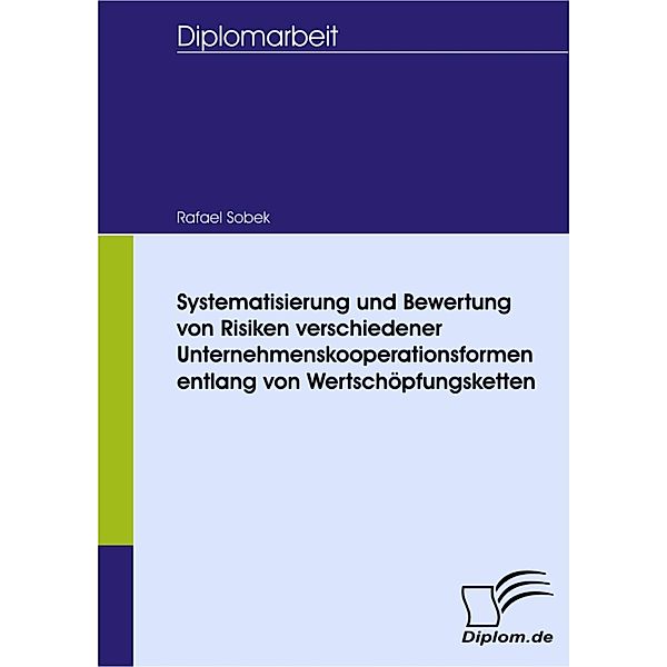 Systematisierung und Bewertung von Risiken verschiedener Unternehmenskooperationsformen entlang von Wertschöpfungsketten, Rafael Andreas Sobek