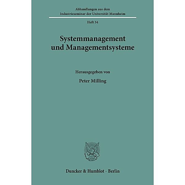 Systemmanagement und Managementsysteme.