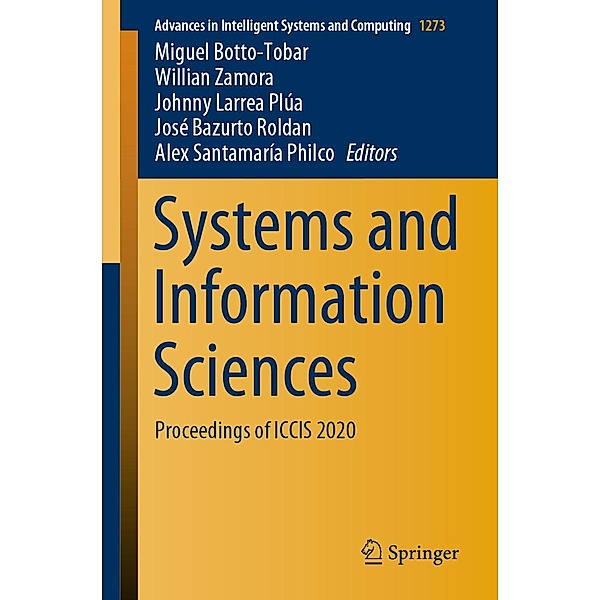 Systems and Information Sciences / Advances in Intelligent Systems and Computing Bd.1273