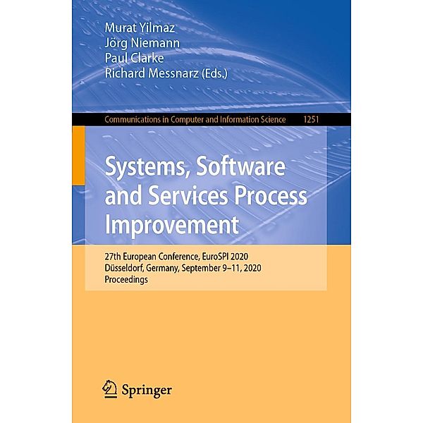 Systems, Software and Services Process Improvement / Communications in Computer and Information Science Bd.1251