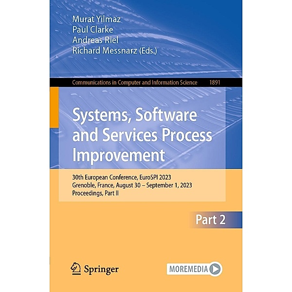 Systems, Software and Services Process Improvement / Communications in Computer and Information Science Bd.1891