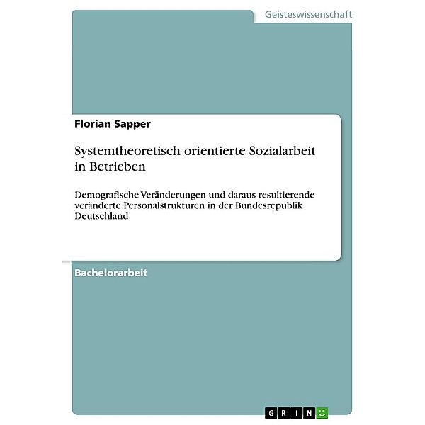 Systemtheoretisch orientierte Sozialarbeit in Betrieben, Florian Sapper