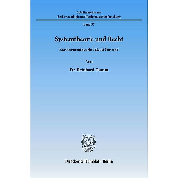 Systemtheorie und Recht., Reinhard Damm