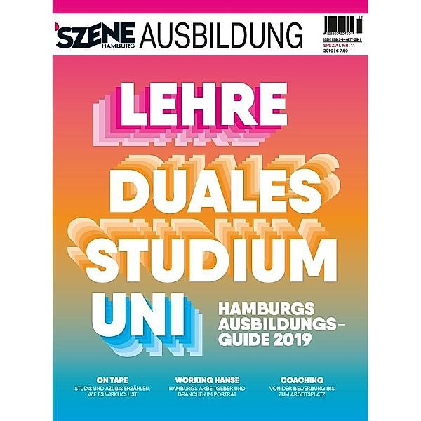 SZENE HAMBURG AUSBILDUNG 2019