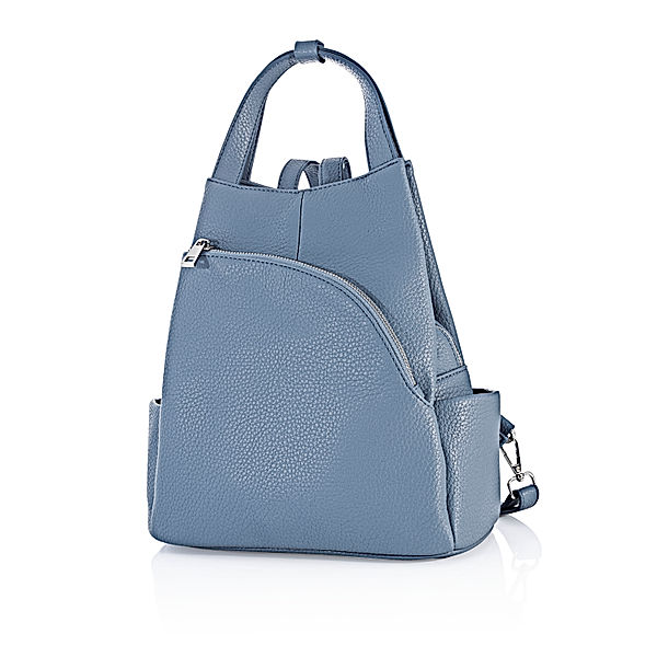 T&F Schulter- & Rucksacktasche Sophia (Farbe: rauchblau)