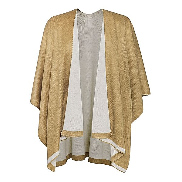 T&F Wendeponcho Bea, camel-beige