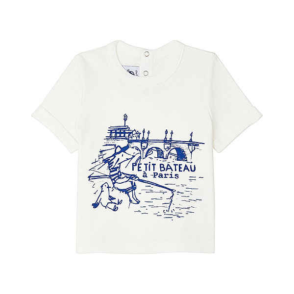 Petit Bateau T-Shirt À PARIS in weiß