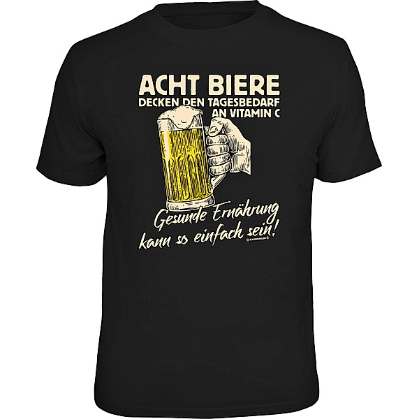 T-Shirt Acht Biere (Größe: L)