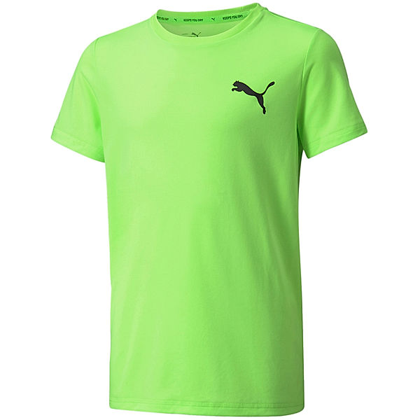 Puma T-Shirt ACTIVE SMALL LOGO TEE in green glare