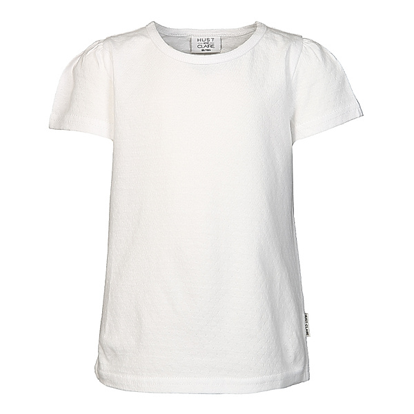 Hust & Claire T-Shirt AJLA mit Lochmuster in weiss