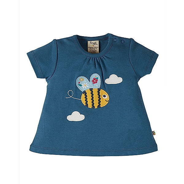 frugi T-Shirt AMBER – BEE in türkis