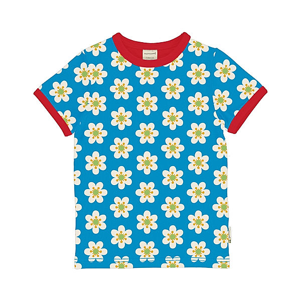 Maxomorra T-Shirt ANEMONE in blau