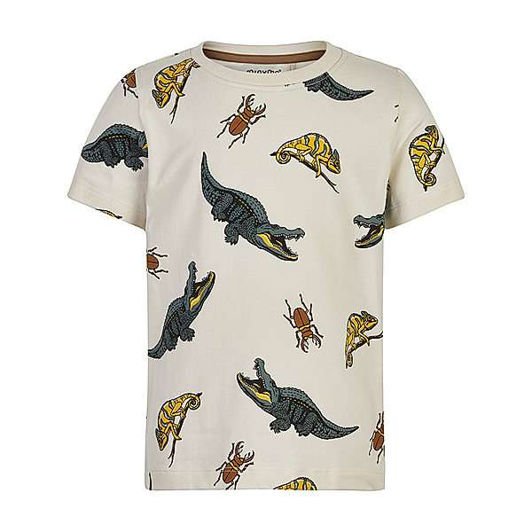 Minymo T-Shirt ANIMAL PARTY in offwhite