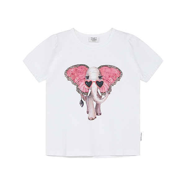 Hust & Claire T-Shirt ANTONIA ELEPHANT in white