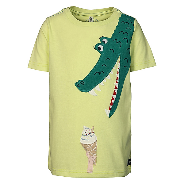 Tom Joule® T-Shirt ARCHIE CROCODILE in lime