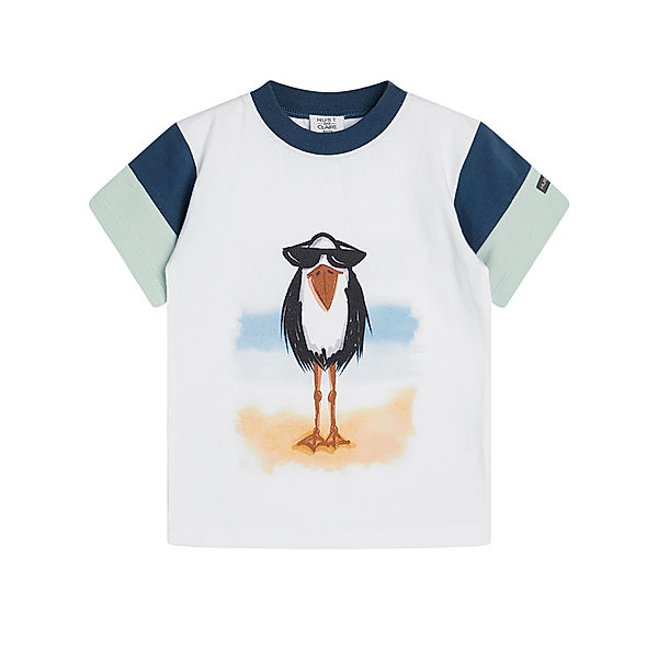 Hust & Claire T-Shirt ARTHUR - COOL BIRD in white