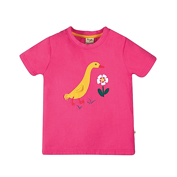 frugi T-Shirt AVERY – DUCK in pink
