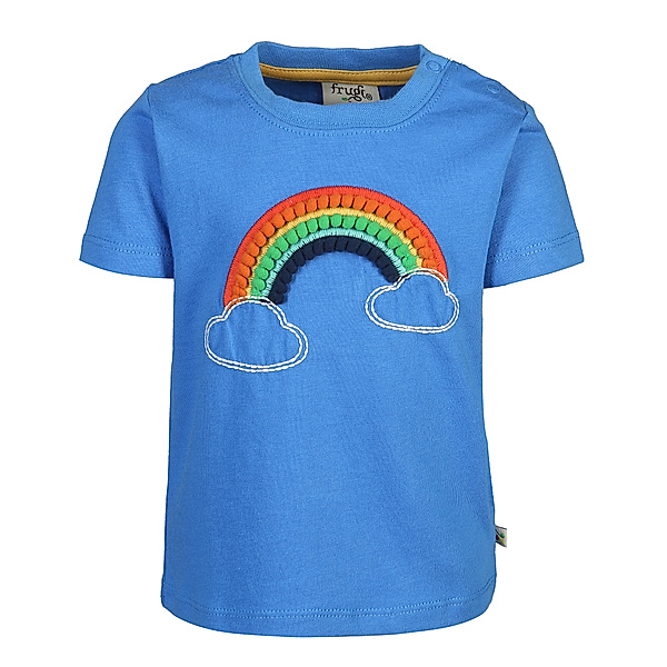 frugi T-Shirt AVERY - RAINBOW in blau
