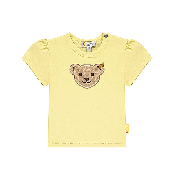 Steiff T-Shirt BABY – HELLO SUMMER GIRL in gelb