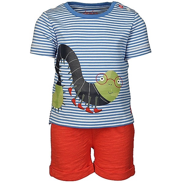 Tom Joule® T-Shirt BARNACLE – RAUPE mit Shorts in blau/rot