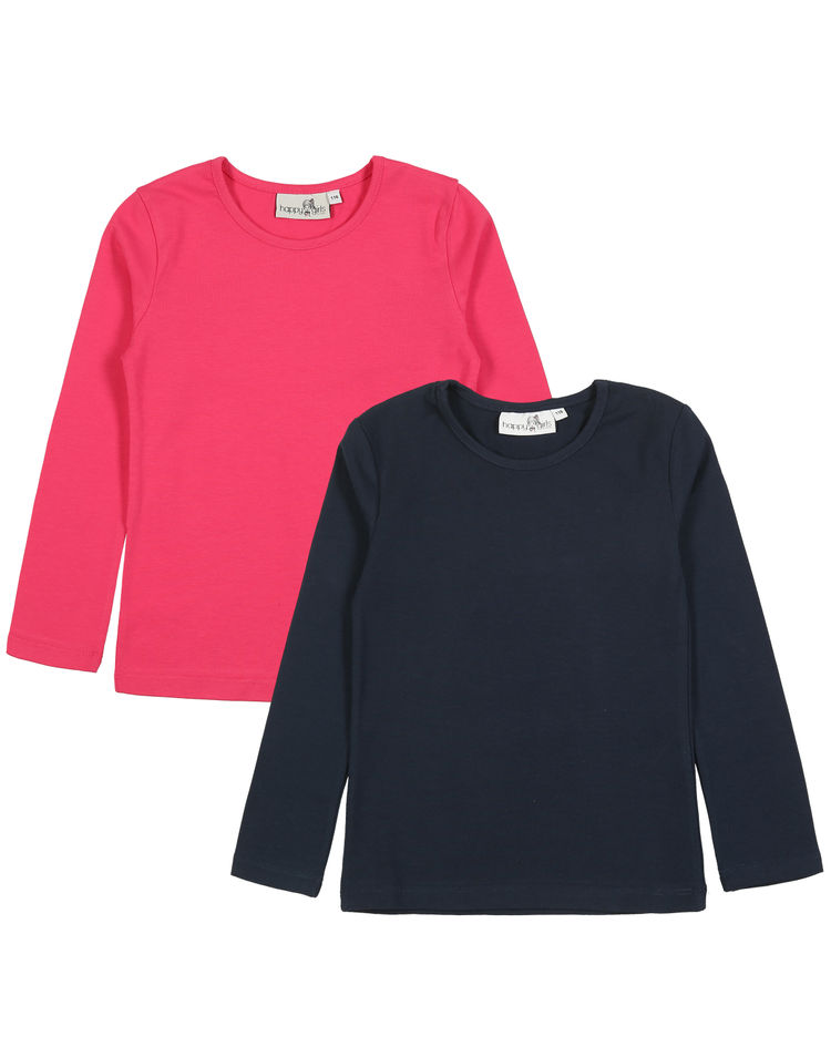 T-Shirt BASIC 2er-Pack in pink navy bestellen | Weltbild.de