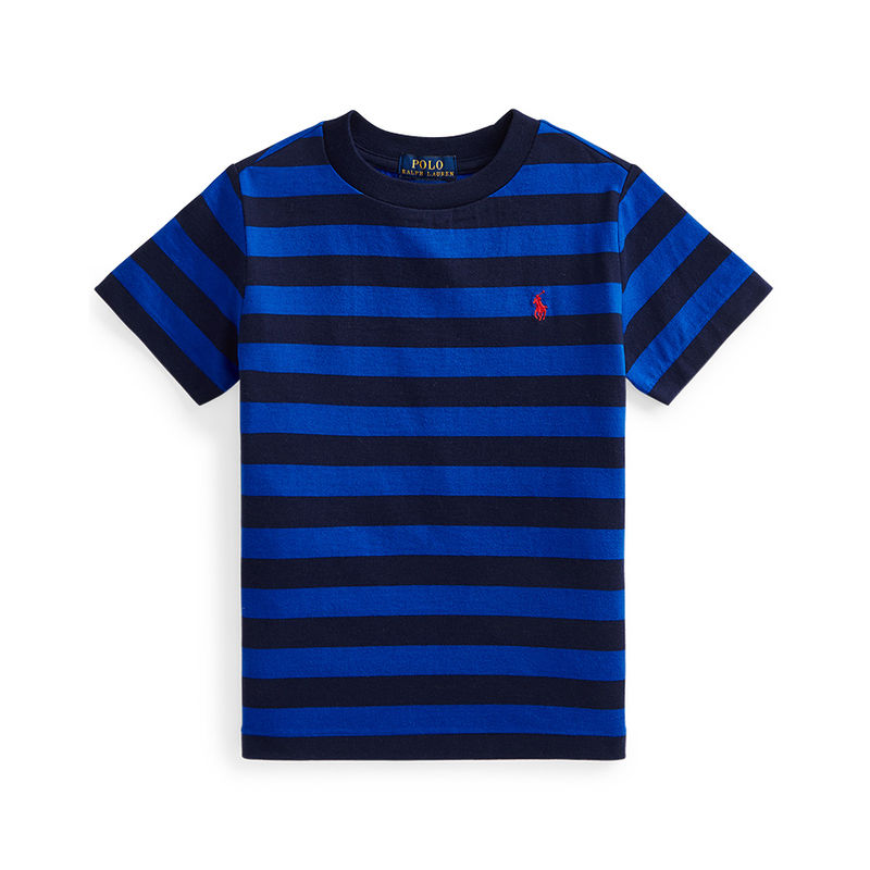 T-Shirt BASIC BOY STRIPED in blau/navy