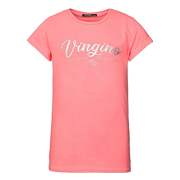 Vingino T-Shirt BASIC GIRL in neonkoralle