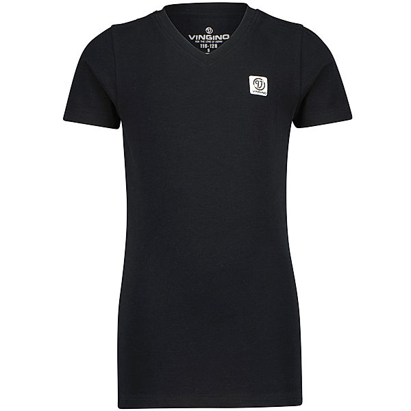 Vingino T-Shirt BASIC V-NECK in deep black