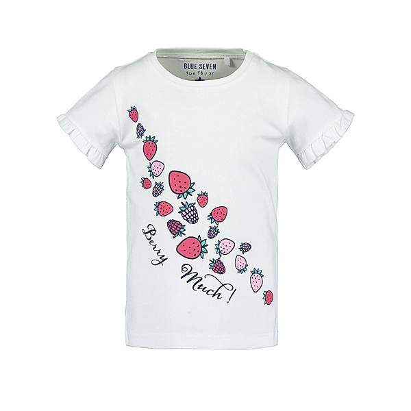 BLUE SEVEN T-Shirt BERRY MUCH in white