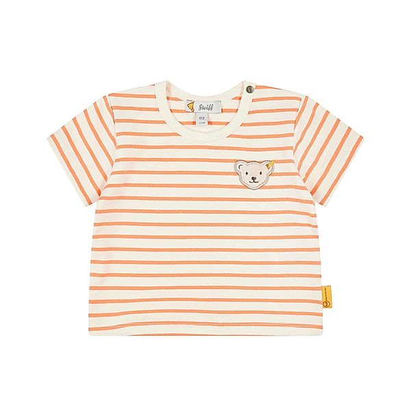 Steiff T-Shirt BLOSSOM STRIPES in melon