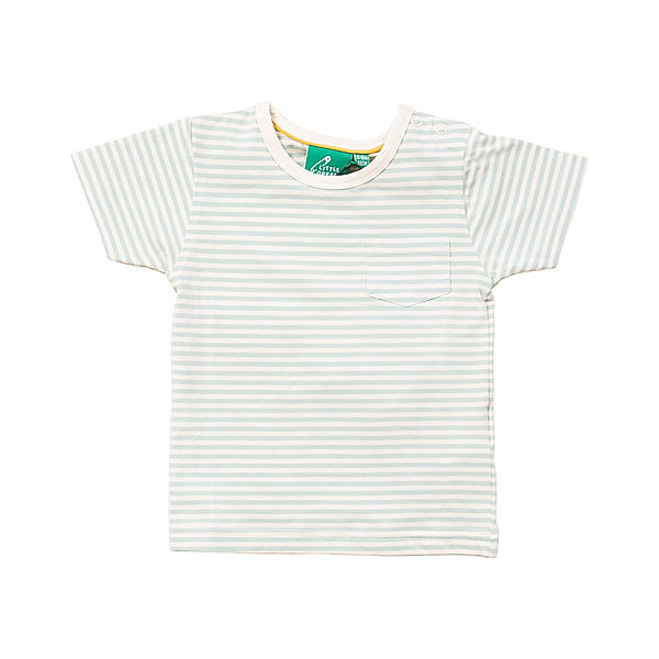 Little Green Radicals T-Shirt BLUE STRIPES in weiss/hellblau