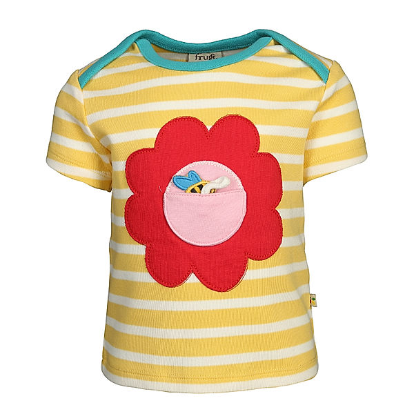 frugi T-Shirt BOBSTER - BEE gestreift in gelb