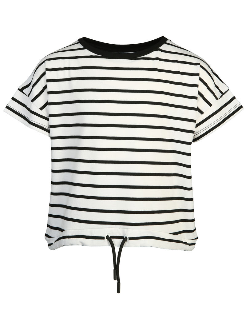 T-Shirt BOXY gestreift in schwarz weiß kaufen | tausendkind.de
