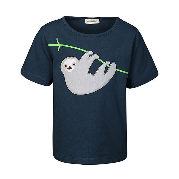 tausendkind collection T-Shirt BOYS FAULTIER in navy (Grösse: 116/122)