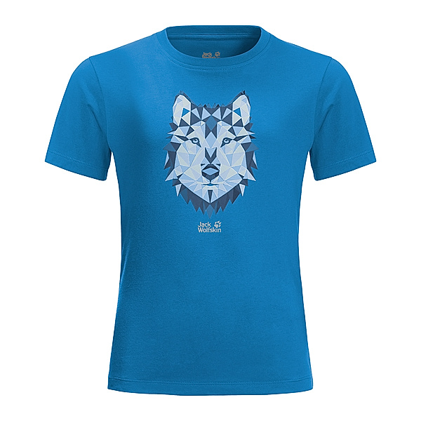Jack Wolfskin T-Shirt BRAND WOLF in sky blue