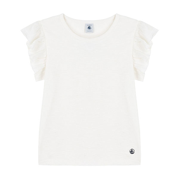 Petit Bateau T-Shirt BREZZE mit Flügelärmeln in marshmallow