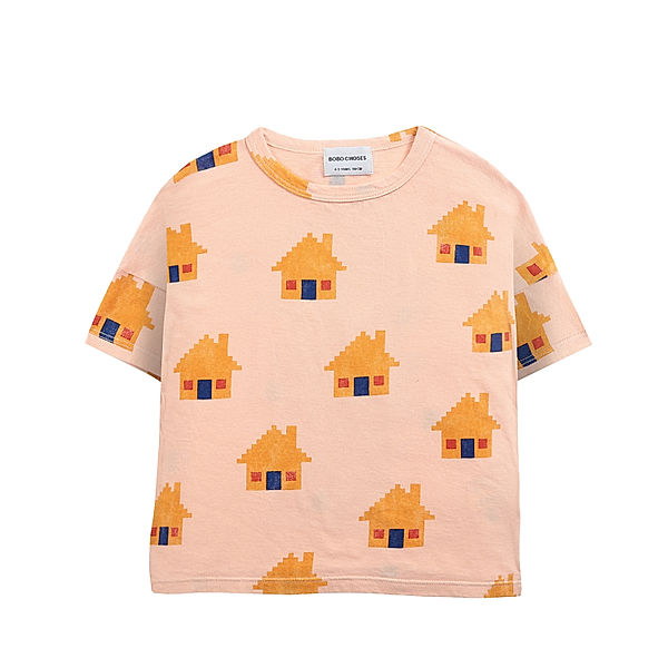 Bobo Choses T-Shirt BRICK HOUSE in beige