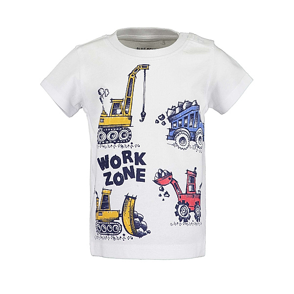 BLUE SEVEN T-Shirt BUSY in white