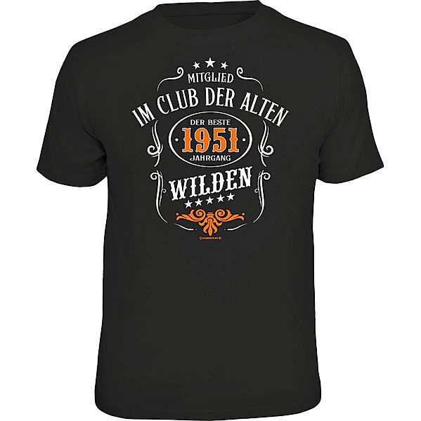 T-Shirt Club der Alten 1951 (Größe: L)