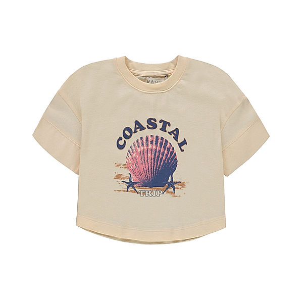 Kanz T-Shirt COASTAL TRIP in beige