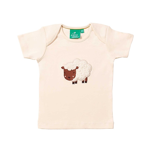 Little Green Radicals T-Shirt COUNTING SHEEP in weiss