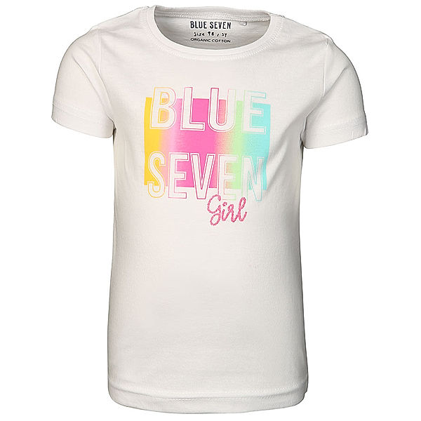 BLUE SEVEN T-Shirt DANCE SQUAD – COLOR in weiß