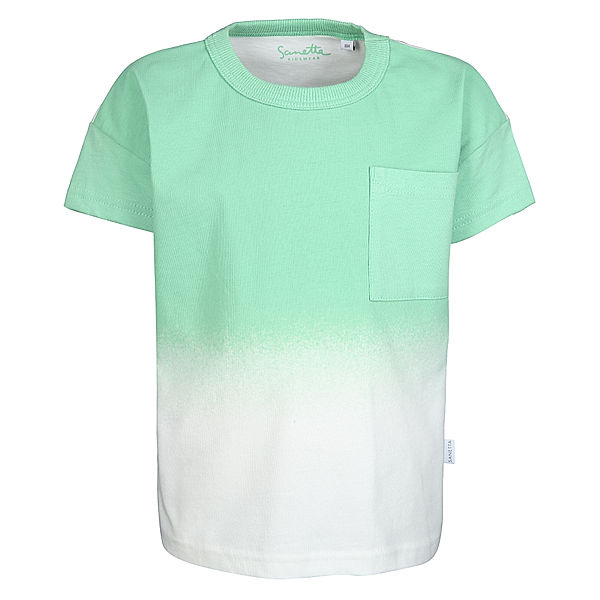 Sanetta T-Shirt DINOSAURS in jade green