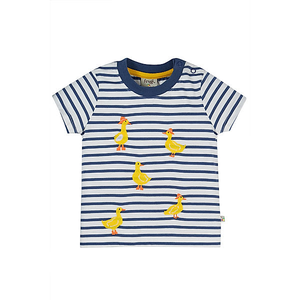 frugi T-Shirt DUCKS gestreift in navy