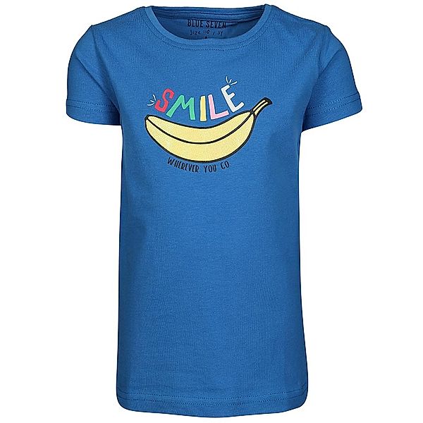 BLUE SEVEN T-Shirt ENJOY SUMMER – SMILE in blau/bunt