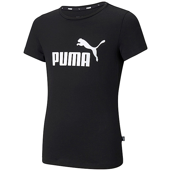 Puma T-Shirt ESS LOGO in schwarz