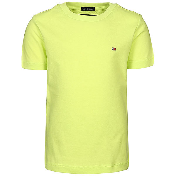 TOMMY HILFIGER T-Shirt ESSENTIAL BASIC in sour lime
