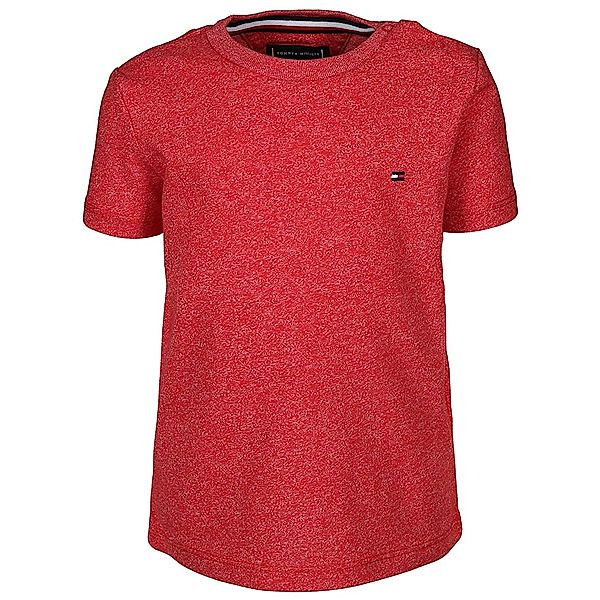 TOMMY HILFIGER T-Shirt ESSENTIAL JASPE meliert in rot